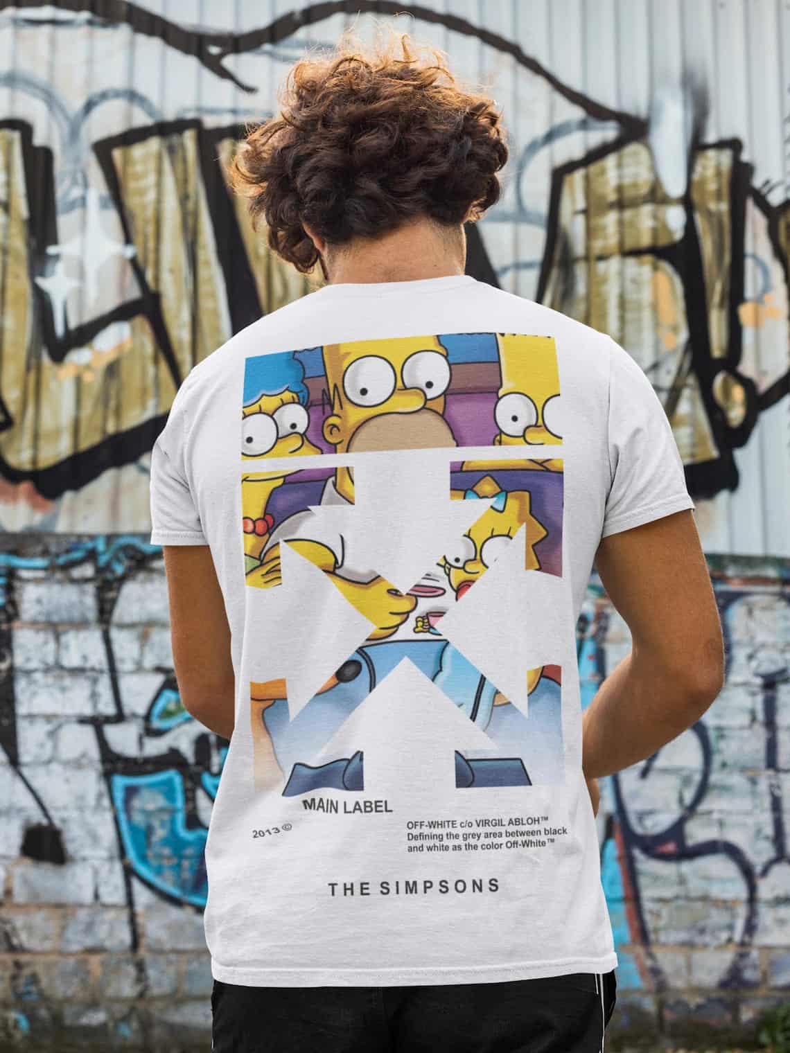 T-shirt Off-White Simpsons